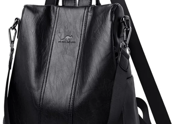 NICOLE & DORIS Anti-theft Backpack Women's Fashion Backpacks PU Leather Causal Daypack Ladies Backpack Shoulder Bags Waterproof Backpack for Work School Travel Shopping