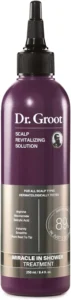 Dr. Groot Miracle in Shower Treatment for Hair Loss - Korean Care 5-Second Smoothing Solution With Rosemary Oil, Moisturizing Scalp Revitalizing Rinse