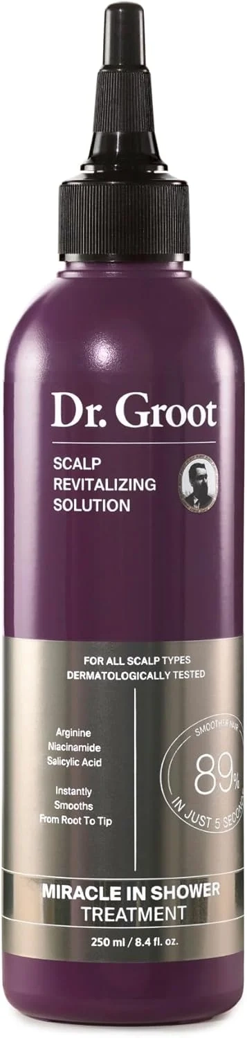 Dr. Groot Miracle in Shower Treatment for Hair Loss - Korean Care 5-Second Smoothing Solution With Rosemary Oil, Moisturizing Scalp Revitalizing Rinse