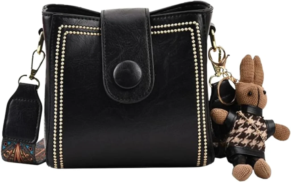 Vintage Fashion Bag With Adjustable Wider Shoulder Strap,Crossbody Bags for Women,Women's Vintage Small Square Bag