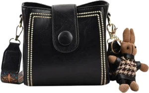 Vintage Fashion Bag With Adjustable Wider Shoulder Strap,Crossbody Bags for Women,Women's Vintage Small Square Bag