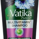 Vatika Naturals Multivitamin Blackseed Shampoo - 400ml | For Shine, Complete Nourishment & Strength | Enriched With Blend Of Vitamin A,E,F & Blackseed