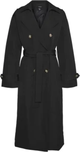 VERO MODA Women's Vmchloe Long Trenchcoat Ga Noos Coat