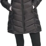 Calvin Klein Women's Long Chevron Puffer Jacket
