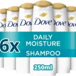 Dove Nutritive Solutions Daily Moisture Shampoo nourishes for smooth hair that's up to 10x more resilient to daily damage* for dry hair 6x 250 ml