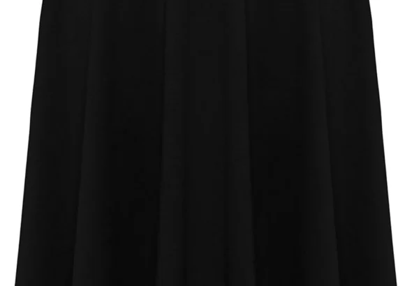 Candid Styles Womens Plain Midi Skirt Summer Dress Ladies Soft Stretch Elastic Waist Flared Skater Midi Skirt Plus Size