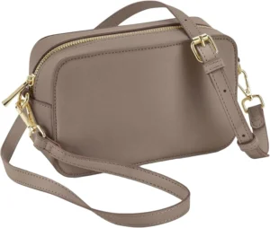 BagBase BG758 Boutique Cross Body Bag - Chic Leather-Look PU - Classic Handbag & Shoulder Bag for Women - Travel & Daily Essentials