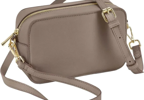 BagBase BG758 Boutique Cross Body Bag - Chic Leather-Look PU - Classic Handbag & Shoulder Bag for Women - Travel & Daily Essentials