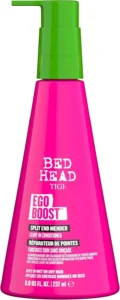 Bed Head by TIGI Ego Boost Leave In Hair Conditioner  Professional Repair Treatment for Dry, Damaged Hair with Split Ends, Anti Frizz, Moisturising Conditioner Cream, Safe for Colour Treated Hair