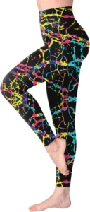 SINOPHANT High Waisted Leggings for Women, Buttery Soft Elastic Opaque Tummy Control Leggings, Plus Size Workout Gym Yoga