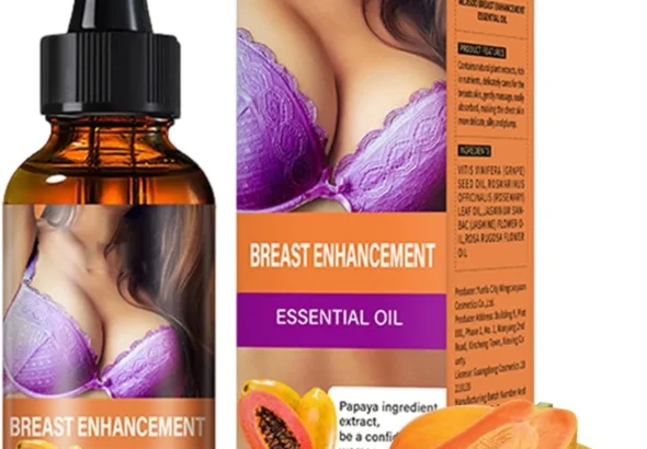 Bust Firming Oil - Hydrating Skin Care for Chest Area | Nourishing Moisturizer for Smoother Looking Skin, Routine for Women at Home Spa Travel 4.09x1.3 inches