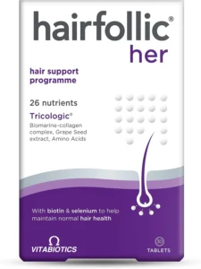 Hairfollic Her for Women, 30 Tablets, Vitabiotics