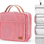 Toiletry Bag for Men Large Capacity PU Leather Men's Makeup Organiser for Toiletries Water-Resistant Travel Toiletry Bags for Traveling