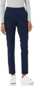Amazon Essentials Women's Bi-Stretch Full Length Straight Leg Trouser
