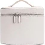 Leather Makeup Bag, Portable Makeup Bag, Removable Compartments