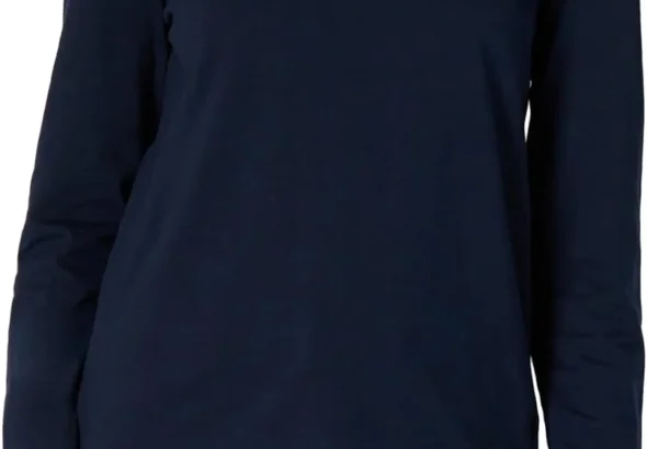 Amazon Essentials Women's 100% Cotton Regular-Fit Long-Sleeve V-Neck T-Shirt