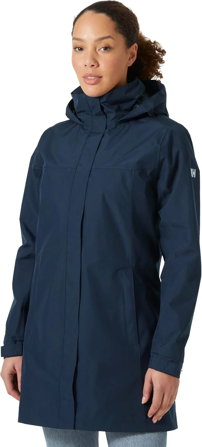 Helly Hansen Women's Aden Long Coat, Waterproof, Windproof Rain Jacket