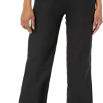 Amazon Essentials Women's Linen Blend Drawstring Relaxed-Fit Wide-Leg Trouser (Available in Plus Size)