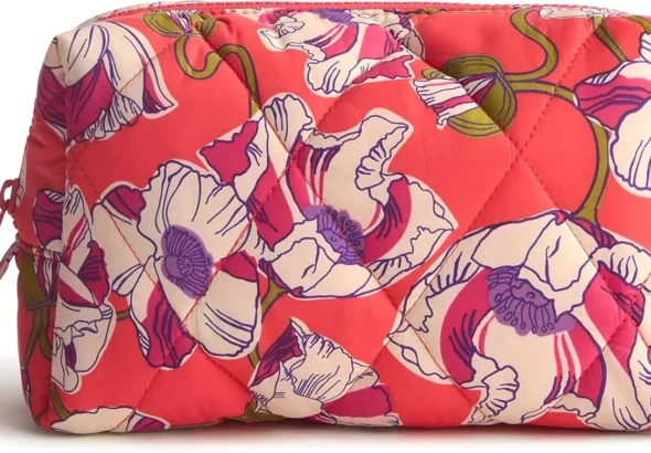 Vera Bradley Women's Featherweight Medium Cosmetic Makeup Bag