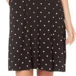 Amazon Essentials Women's Short-Sleeved Polka Dot Faux-Wrap Dress