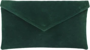 LONI Clutch/Shoulder Bag Faux Suede Handmade in The UK