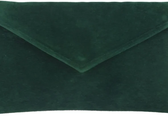 LONI Clutch/Shoulder Bag Faux Suede Handmade in The UK