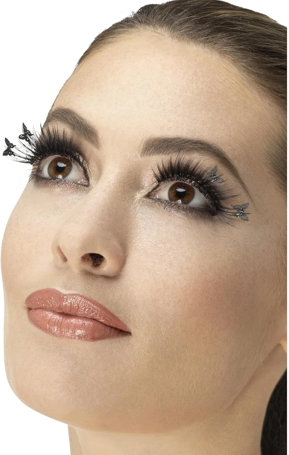 Smiffys Eyelashes, Winged Butterfly, Black Contains Glue, Fever Eyelashes Fancy Dress, Fever Dress Up Cosmetics & Disguises.