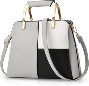 NICOLE&DORIS Women Handbags Top Handle Bag with Long Strap Crossbody Messenger Bag Tote Satchel for Ladies PU Leather