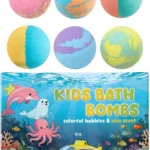 Adult Bubble Bath, Moisturizing Cleansing Ball, Foam Bath Set, 6 Piece Relaxing Spa Kit, Aromatherapy Skin Care Accessory for Women Wife Men Grandma Girls Youth Family Home Travel Bathroom