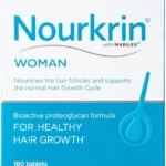 Nourkrin Woman for Healthy Hair Growth food supplement with Marilex, biotin and silica 180 tablet pack (3 month supply)