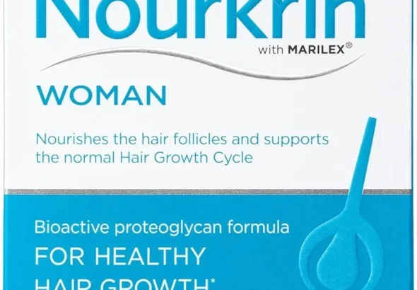 Nourkrin Woman for Healthy Hair Growth food supplement with Marilex, biotin and silica 180 tablet pack (3 month supply)