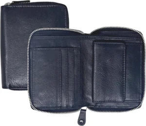 STARHIDE Women Slim Wallet, RFID Blocking Full Zip Around Genuine Leather Purse with Coin Pocket, Gift Boxed 5550