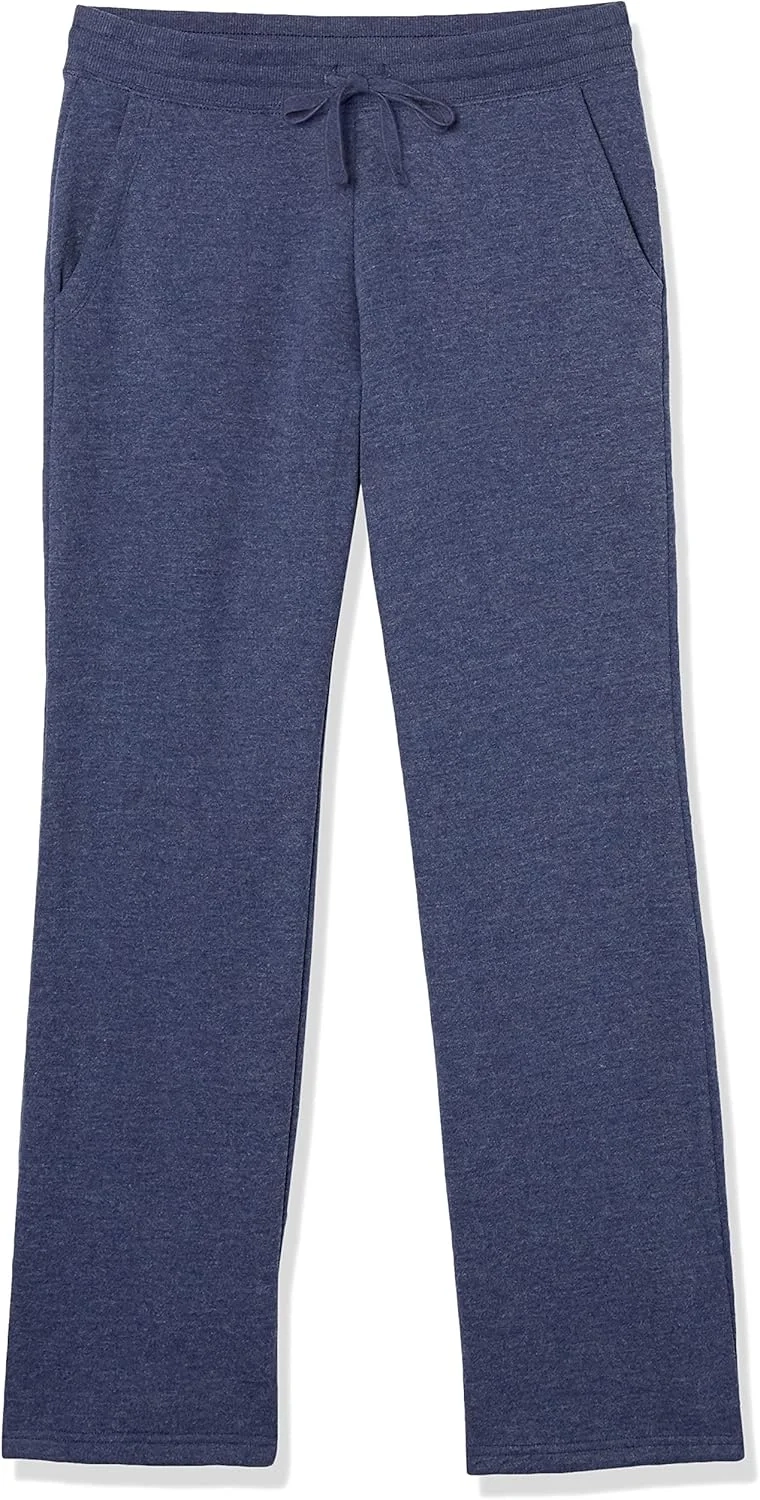 Amazon Essentials Women's Straight Leg Sweatpants with Drawstring for Women, Fleece  (Available in Plus Size)