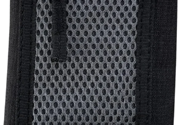 Lorenz Men's 3 Fold Canvas Sports Wallet Casual Black