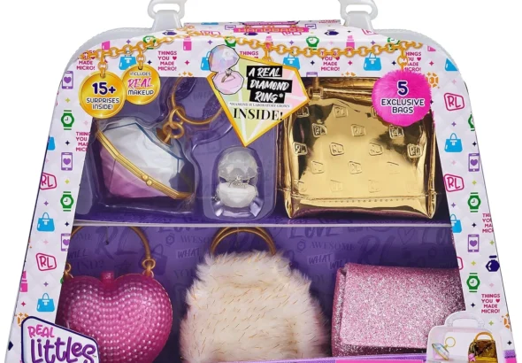 Real Littles | Collectible Micro Handbag Collection | 5 Exclusive Bags | Plus 17 Beauty Surprises Inside!, Multicolor (25266)