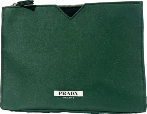 Prada Cosmetic Bag Pouch Makeup Toiletry Zip Travel Fragrance Beauty Trousse (9L X 6.5H X 2W) - WOMEN - 0214