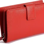 SADDLER "Holly Purse  RFID Protected Real Leather Mid-Size Wallet with 8 Card Slots, 2 ID Windows & Rear Zip Pocket  Compact Everyday Purse for Women - Gift Boxed