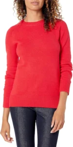 Amazon Essentials Women's Regular-Fit Soft Touch Long-Sleeve Crewneck Jumper