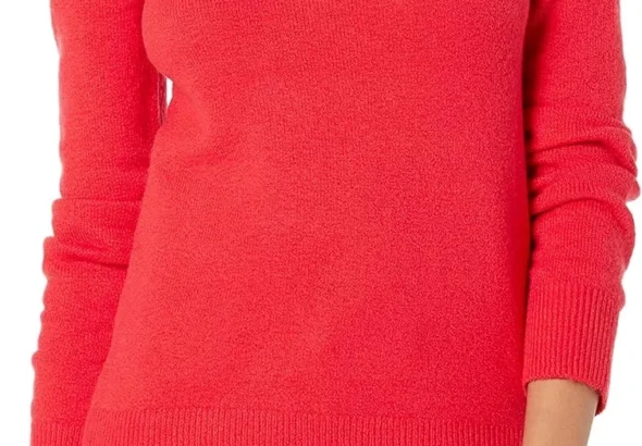 Amazon Essentials Women's Regular-Fit Soft Touch Long-Sleeve Crewneck Jumper