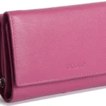 SADDLER Womens Medium Size Trifold Leather Purse Wallet  RFID Protected, Holds up to 10 Cards, Coin and Note Sections - Gift Boxed