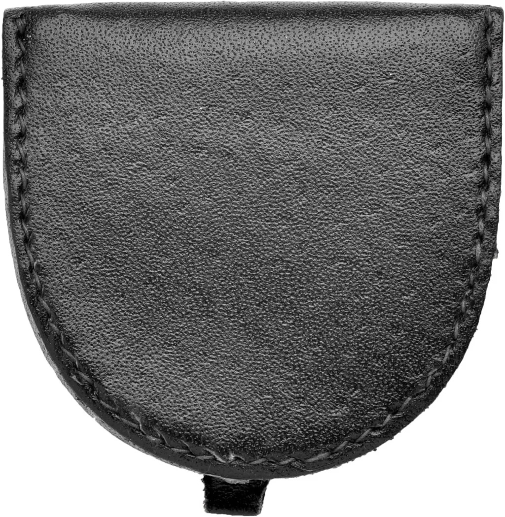 Lambland Mens Gents Genuine Leather Small Traditional Tray/Coin Purse in Black