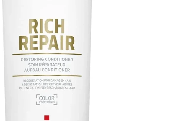 Goldwell Dualsenses Rich Repair Conditioner, For Dry to Damaged Hair, Instantly Detangles & Reduces Breakage, 200ml