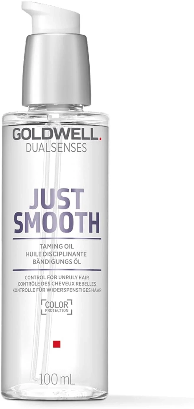 Goldwell Dualsenses Just Smooth Taming Oil, For Unruly & Frizzy Hair, Anti-Humidity Effect, 100ml