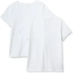 Amazon Essentials Women's Regular Fit 100% Cotton V-Neck Short Sleeve T-Shirt