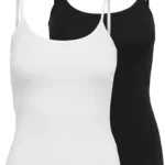 ONLY Women's Onllove Singlet 2pack JRS Blouse (Pack of 2)