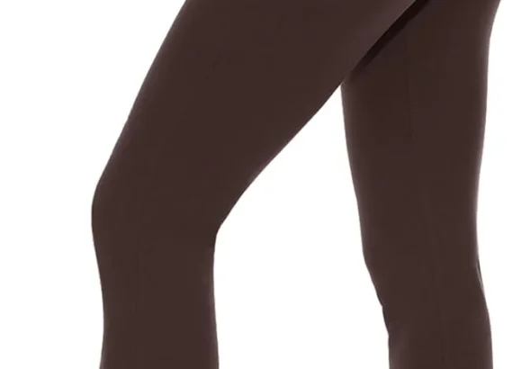 Sundwudu Black Flare Yoga Pants for Women - Soft High Waist Bootcut Leggings Tall & Long Bootleg Pants for Women