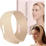 Face Wrap Sleeping, Reusable Breathable Jaw Shaper Wrap, Sculpting Firming Contouring Tool for Women Beauty, Day Night Skin Care, Facial Slimming, Chin Lift, Home Spa Relaxation