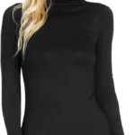 Candid Styles Ladies Polo Roll Neck Long Sleeve Turtle Neck Plain Jumpers for Women Top 8 26