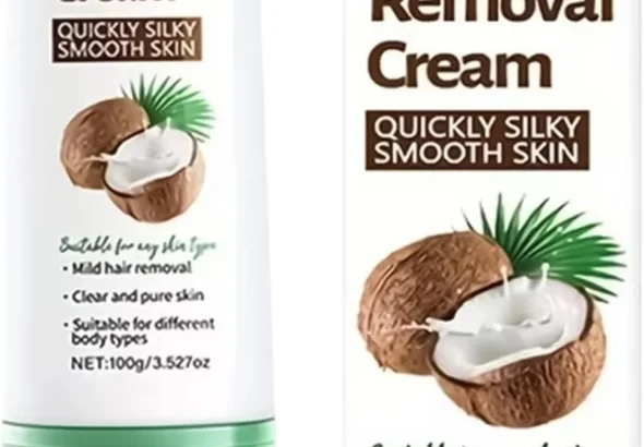 Hair Removal Cream, Depilatory Skin Care Lotion, Soothing Moisturizing Formula, Gentle Hair Dissolving Cream, 100g for Face Lip Bikini Line Inner Thighs Private Area Use Men Women Sensitive Skin Care