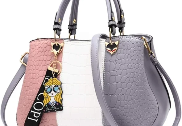 NICOLE & DORIS Fashion Women Handbags Tote Bag for Ladies Shoulder Bag Crossbody Bag Messenger Bag PU Leather Classic Design